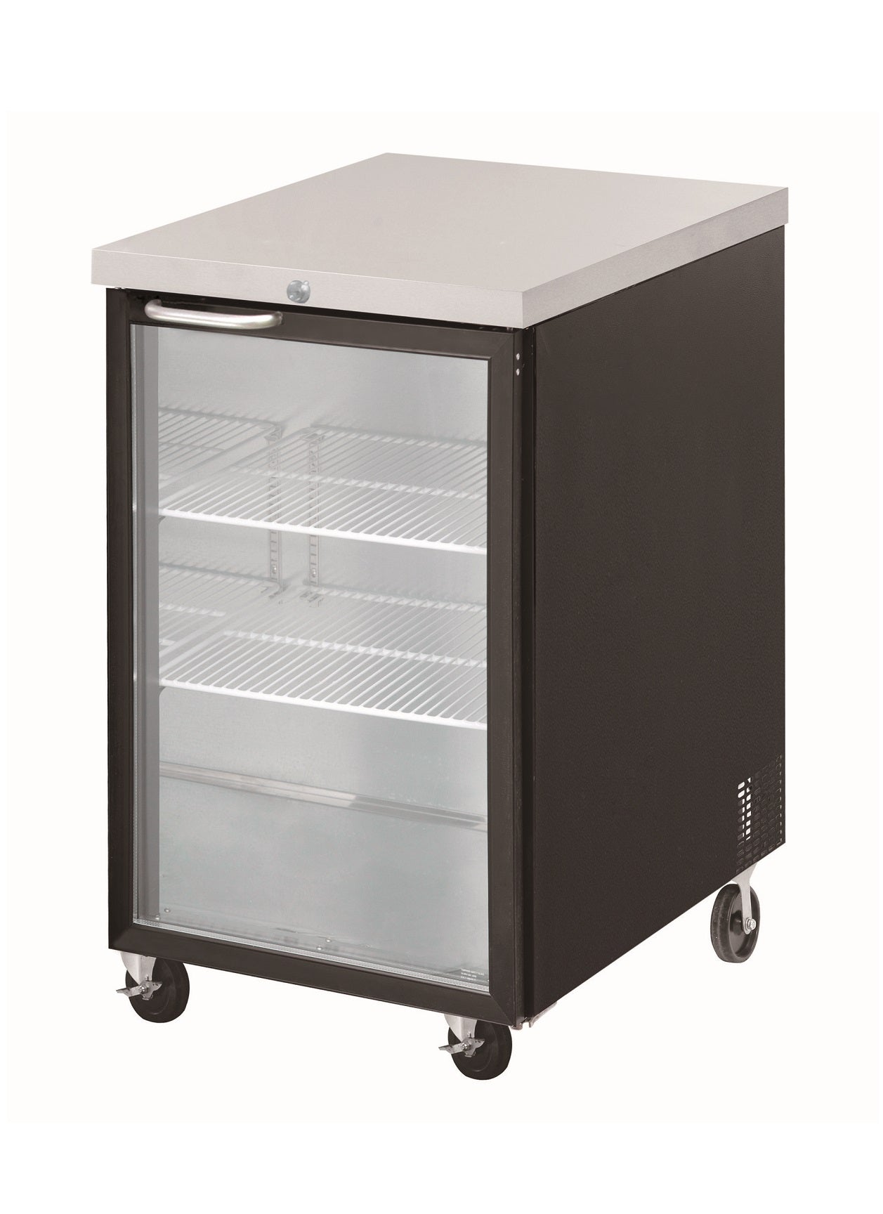 FBB-23BG* GLASS DOOR BLACK BACK BAR CHILLER