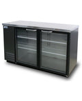 FBB-59BG* GLASS DOOR BLACK BACK BAR CHILLER