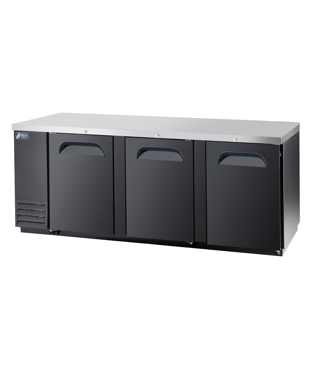 FBB-90B* SOLID DOOR BLACK BACK BAR CHILLER