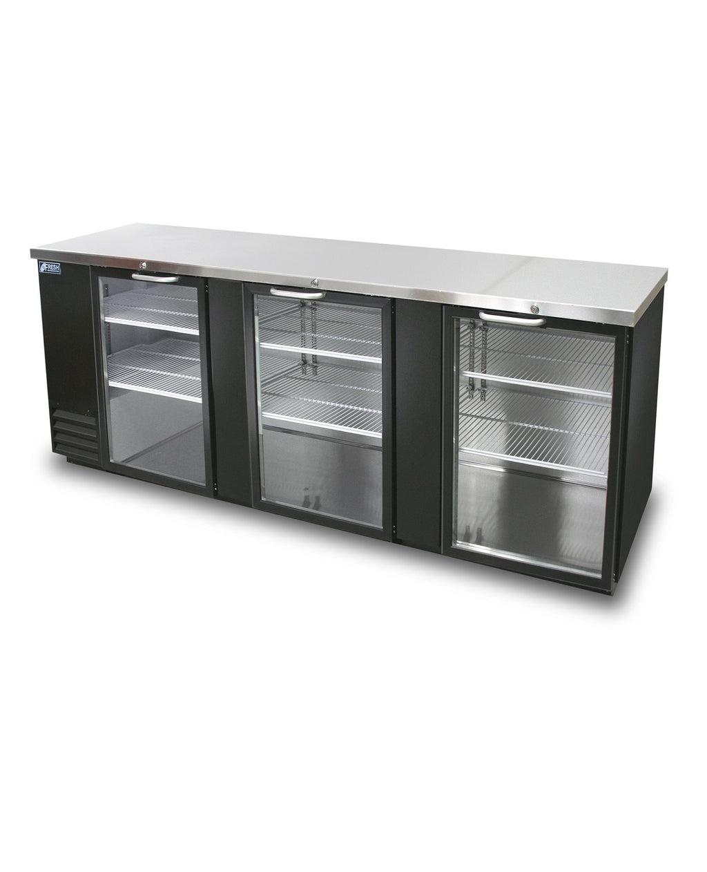 FBB-95BG* GLASS DOOR BLACK BACK BAR CHILLER