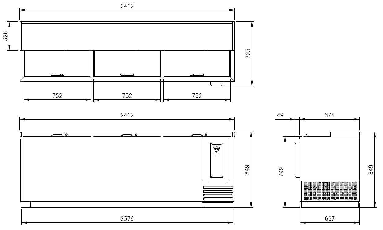 FBC-95B* BOTTLE COOLER
