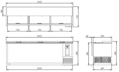 FBC-95B* BOTTLE COOLER