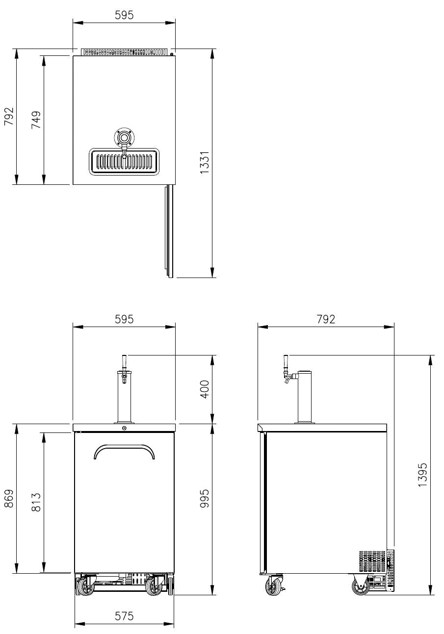 FBD-23B* BEER DISPENSER