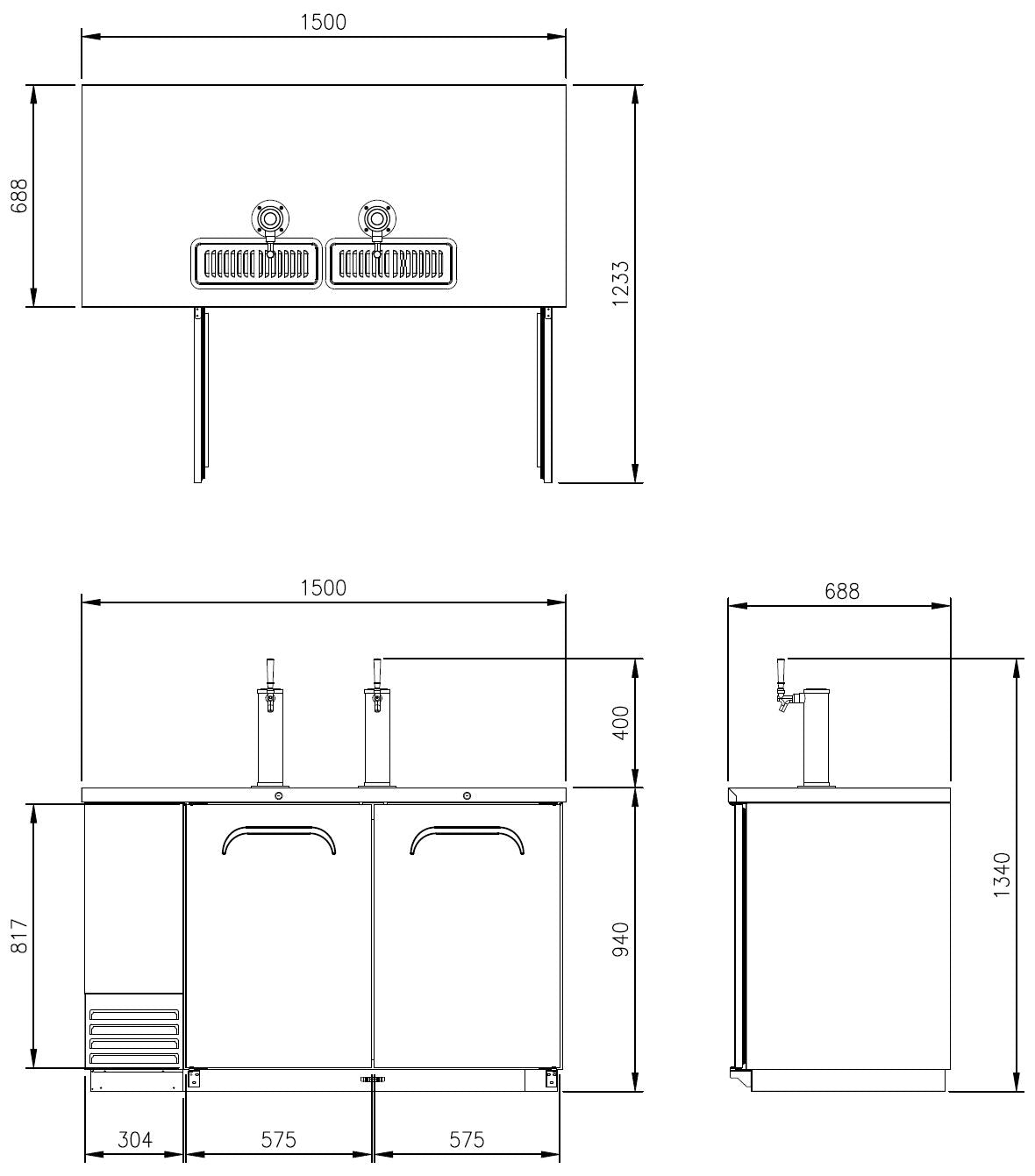 FBD-59B* BEER DISPENSER