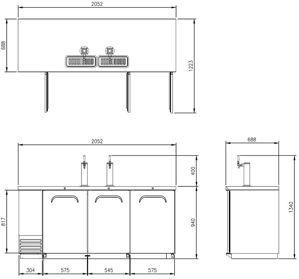 FBD-80B* BEER DISPENSER