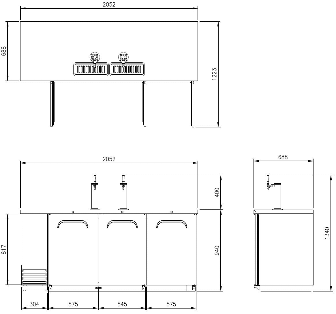 FBD-80B* BEER DISPENSER