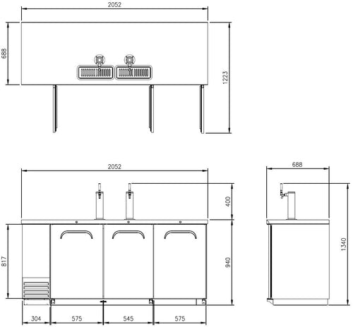 FBD-80B* BEER DISPENSER