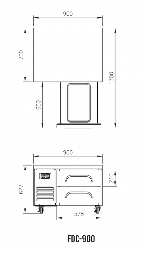 FDC-900 Chef base