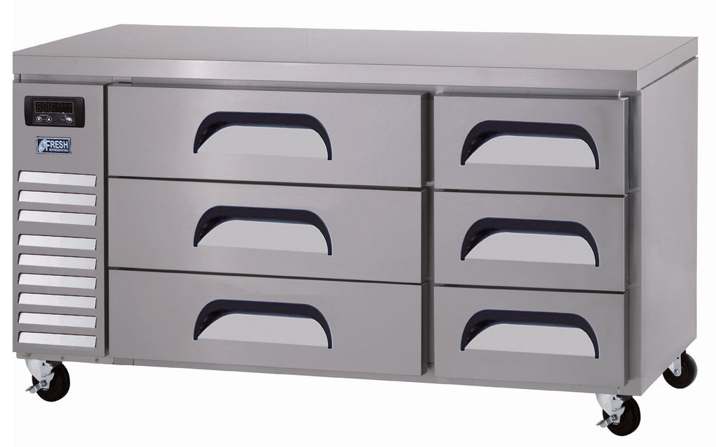 FDU-1500 6 DRAWERS UNBERBENCH FRIDGE