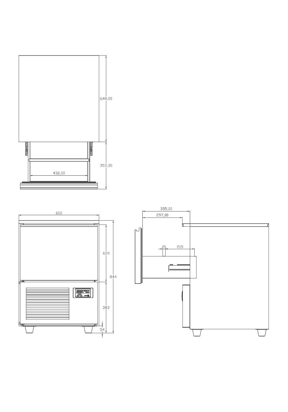 FDW-06RF Multi temp Undercounter Fridge