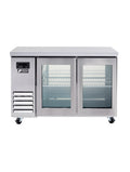 FT-1200RG GLASS DOOR BENCH FRIDGE