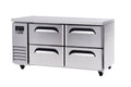 FT-1500F-D4* 4 DRAWERS UNBERBENCH FREEZER