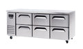 FT-1800R-D6 6 DRAWERS UNBERBENCH FRIDGE