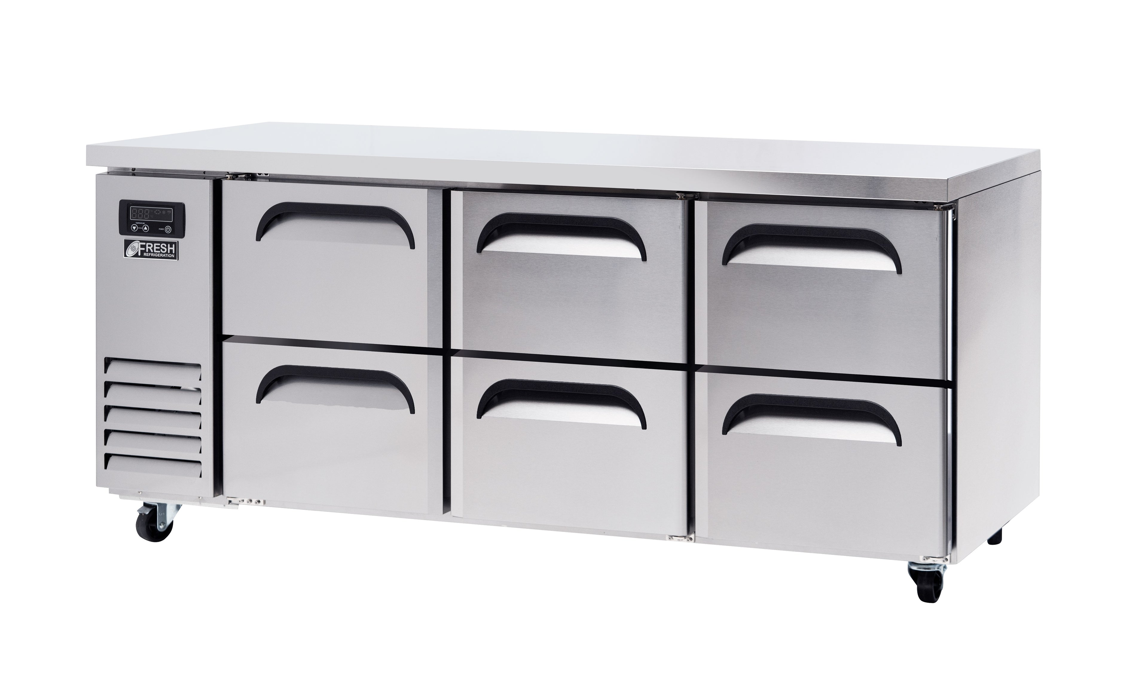 FT-1800R-D6 6 DRAWERS UNBERBENCH FRIDGE
