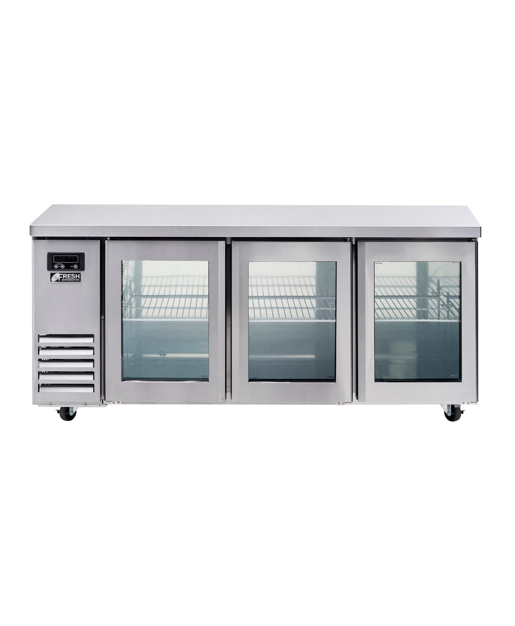 FT-1800RG GLASS DOOR BENCH FRIDGE