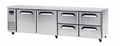 FT-2400R-D4* 2 DOORS AND 4 DRAWERS BENCH FRIDGE