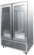 KBM-45FG2 Freezer Compact Bottom Mount Glass Door Upright