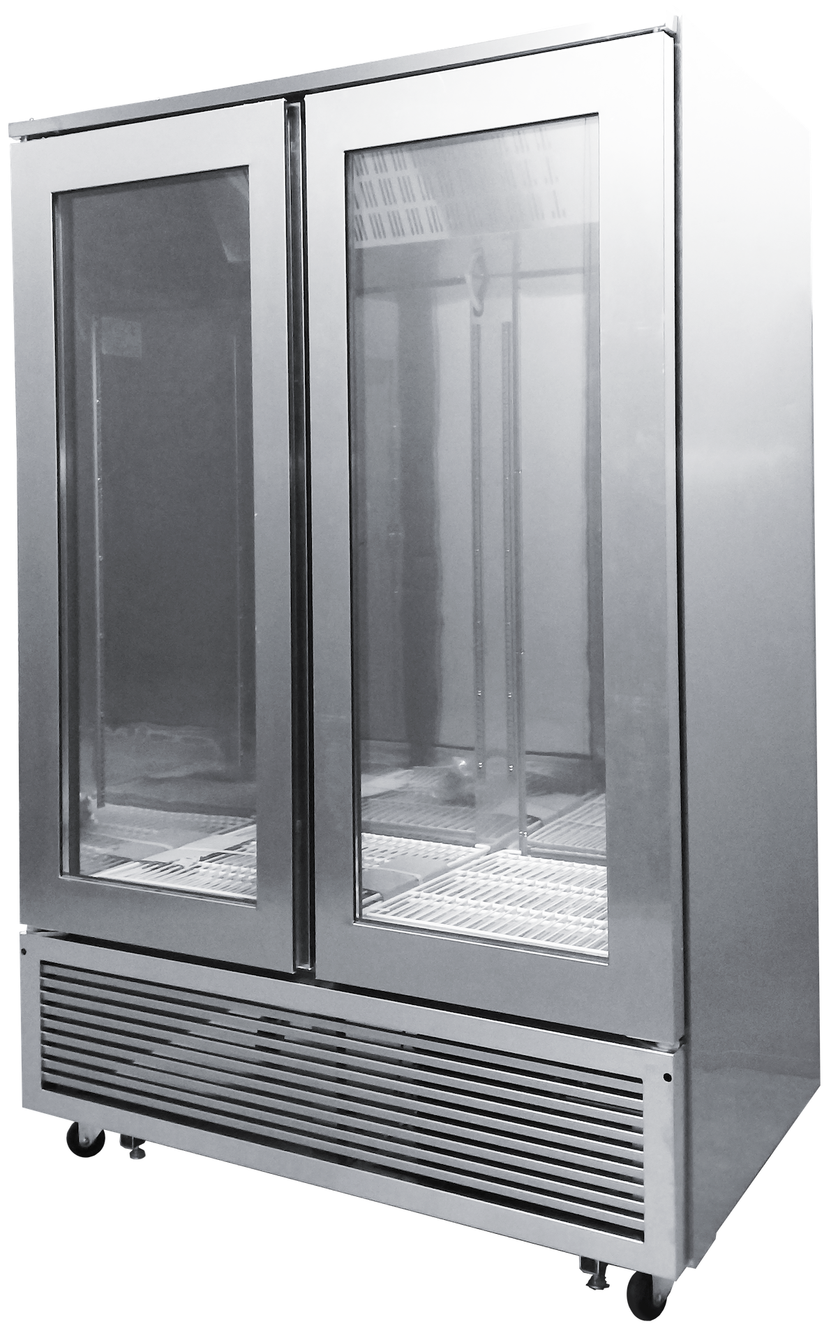 KBM-45FG2 Freezer Compact Bottom Mount Glass Door Upright