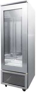 KBM-25RG1 Fridge Compact Bottom Mount Glass Door Upright