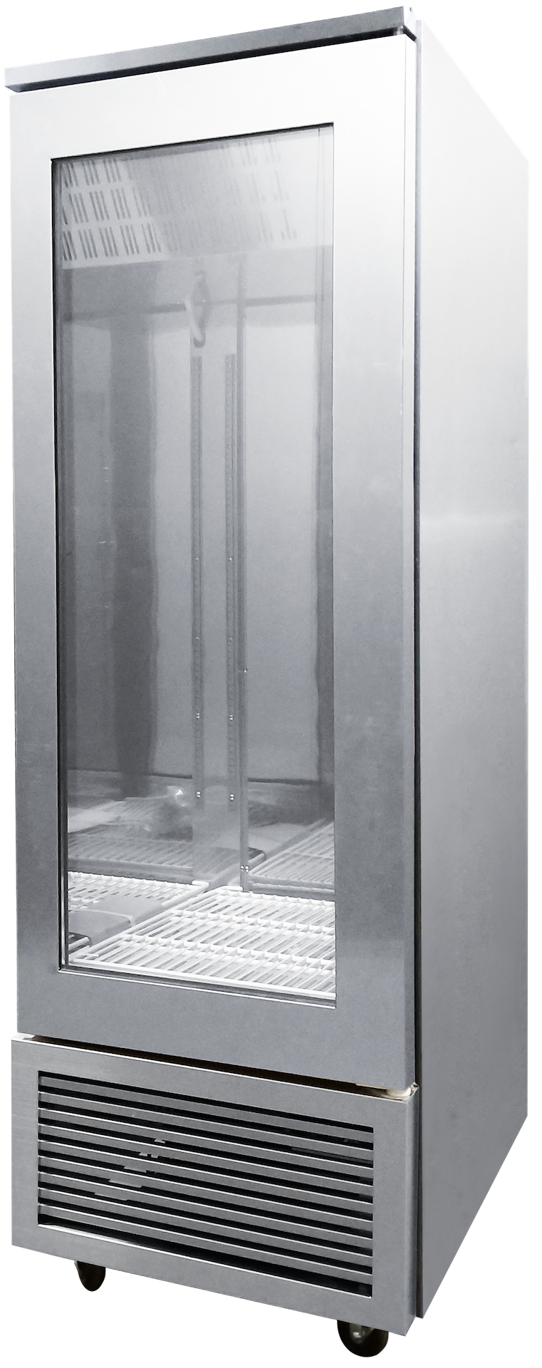 KBM-25FG1 Freezer Compact Bottom Mount Glass Door Upright